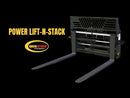 Power Lift-n-Stack Hydraulic Pallet Forks